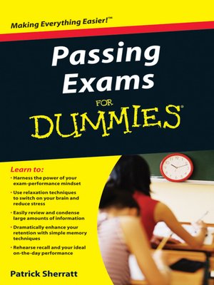 cover image of Passing Exams For Dummies